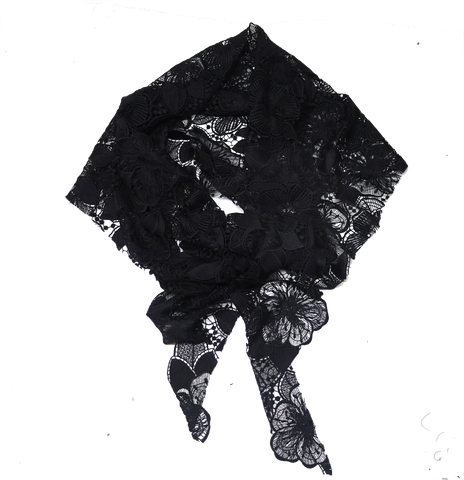 Fleur Lace Wrap - Black