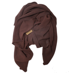 Burgundy Tartan Chiffon