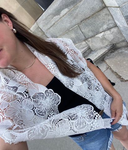 Fleur Wrap - Ivory