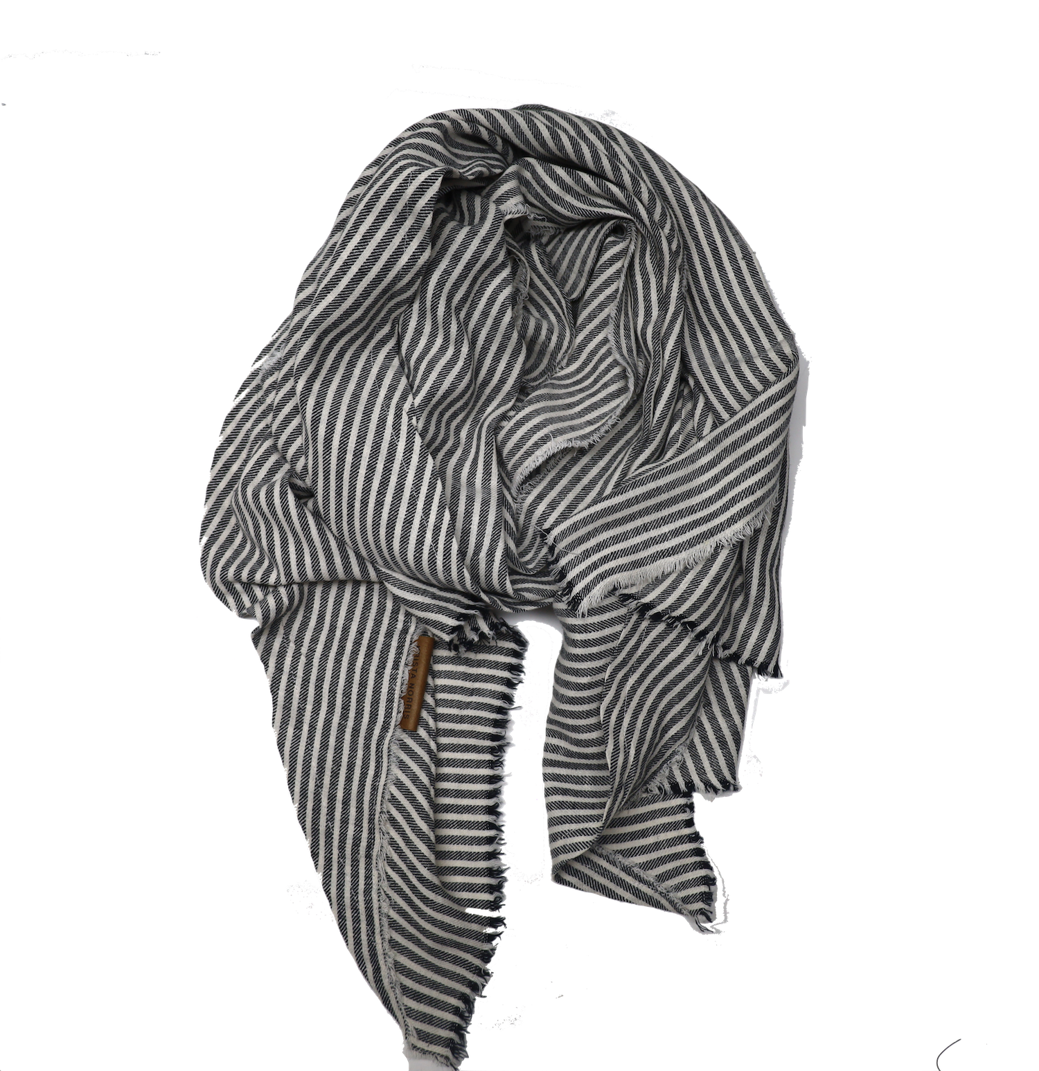 The Bali Shawl - Black Stripe
