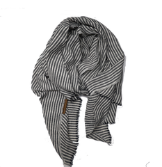 The Bali Shawl - Black Stripe