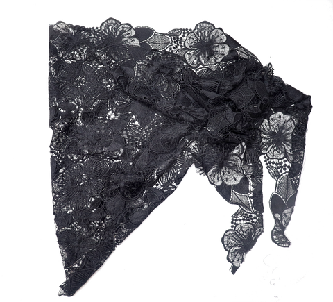 Fleur Lace Wrap - Black