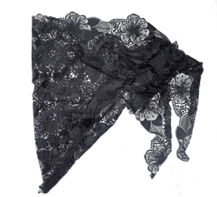 Fleur Lace Wrap - Black