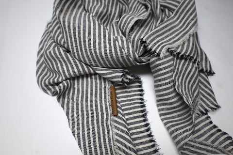 The Bali Shawl - Black Stripe
