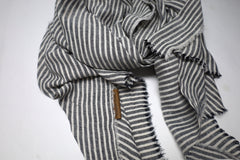 The Bali Shawl - Black Stripe
