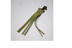 Olive Leather Keychain