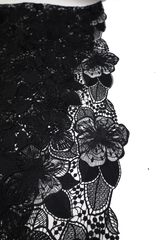 Fleur Lace Wrap - Black