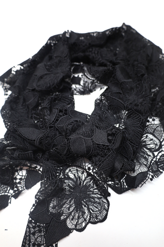 Fleur Lace Wrap - Black
