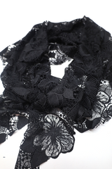 Fleur Lace Wrap - Black